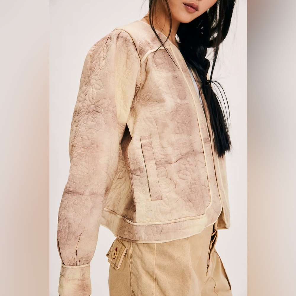 NWT Free People X Llani Tie-Dye Bomber Jacket